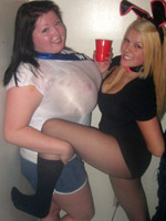 Bbw redhead stunner with heavy melons stripteasing on a cam.